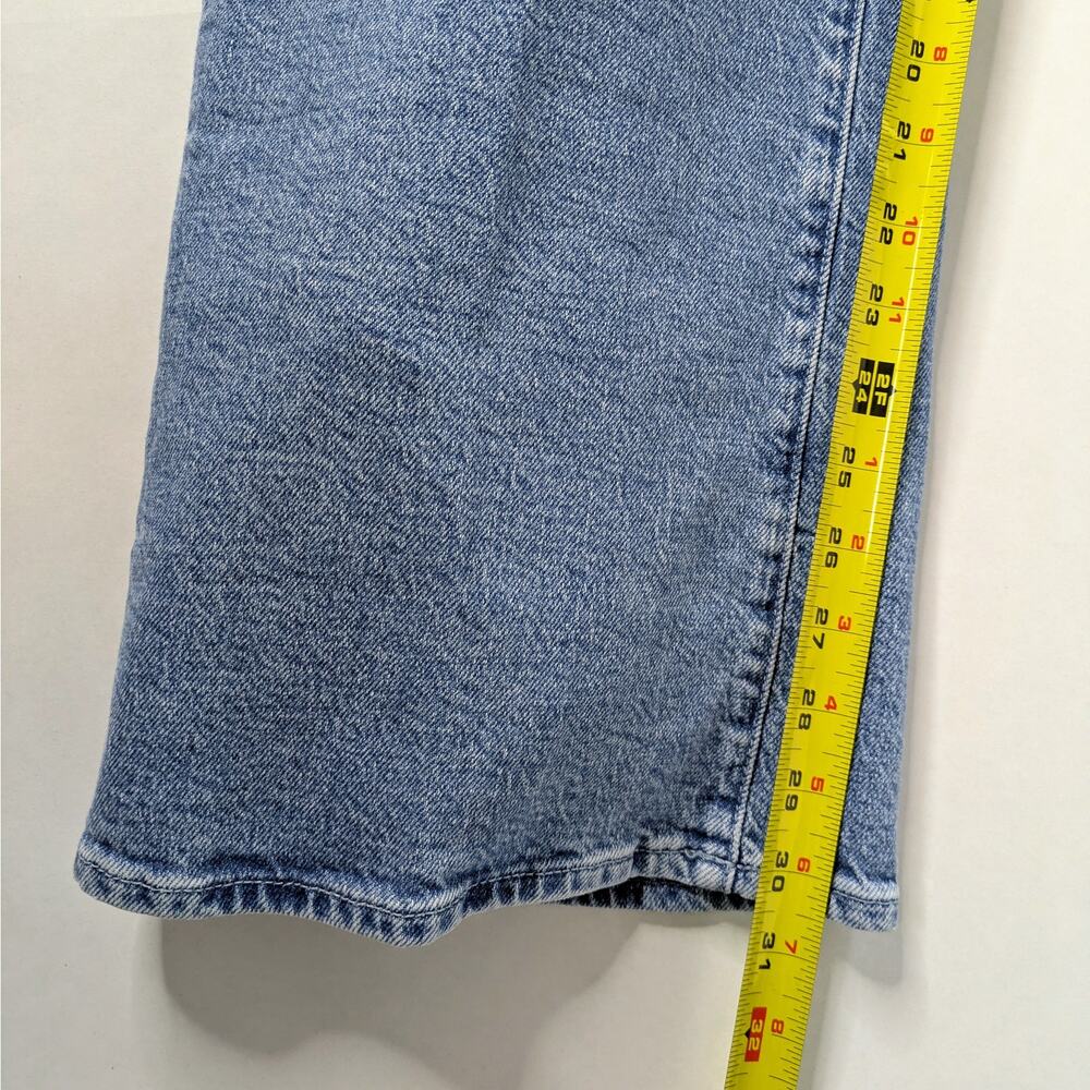 MOTHER Superior Lasso Sneak 29 Sow Surreal Blue Straight Leg High Rise - Picture 10 of 14